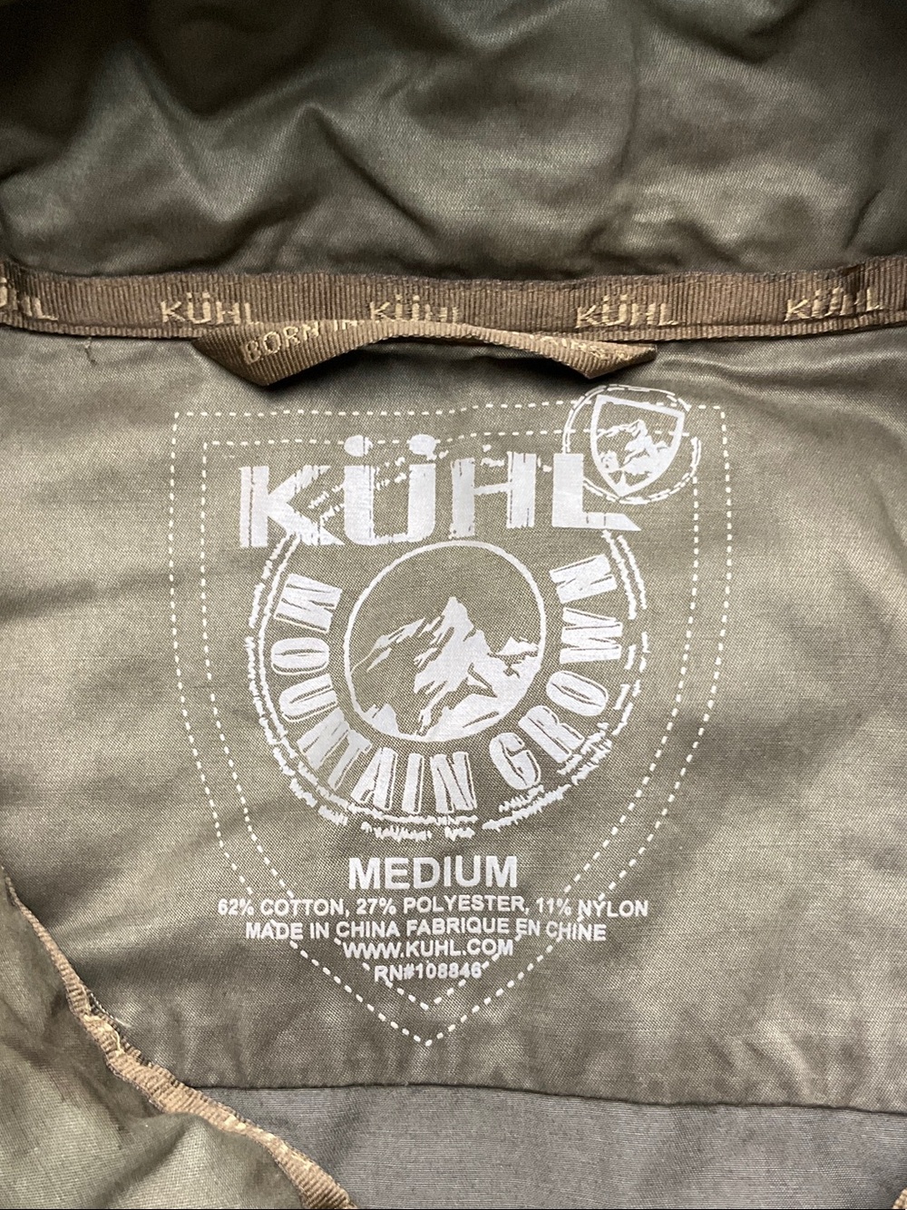 Kuhl Men's Kollusion Hooded Jacket in Coffee Color Size Medium - Picture 3 of 15